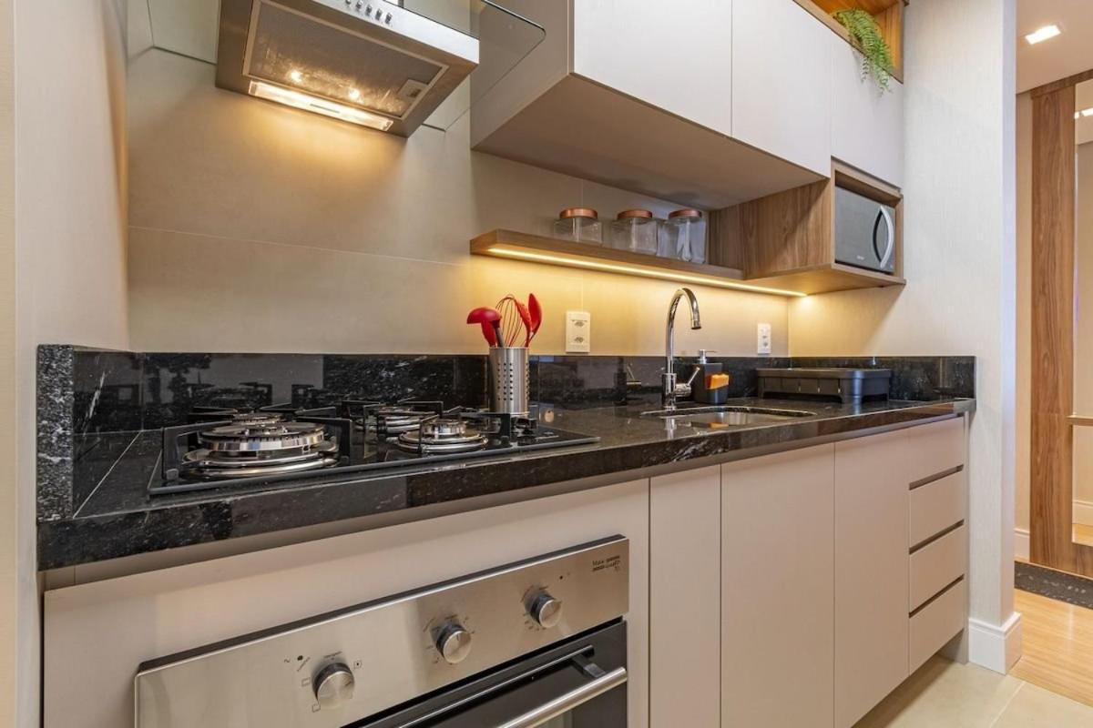 Rosa Edificio Bellagio Canela Com Infraestrutura Completa Apartment Luaran gambar