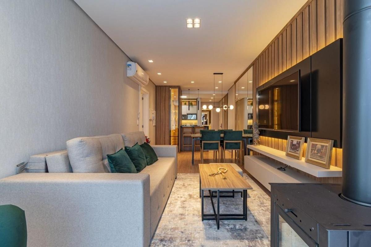 Rosa Edificio Bellagio Canela Com Infraestrutura Completa Apartment Luaran gambar