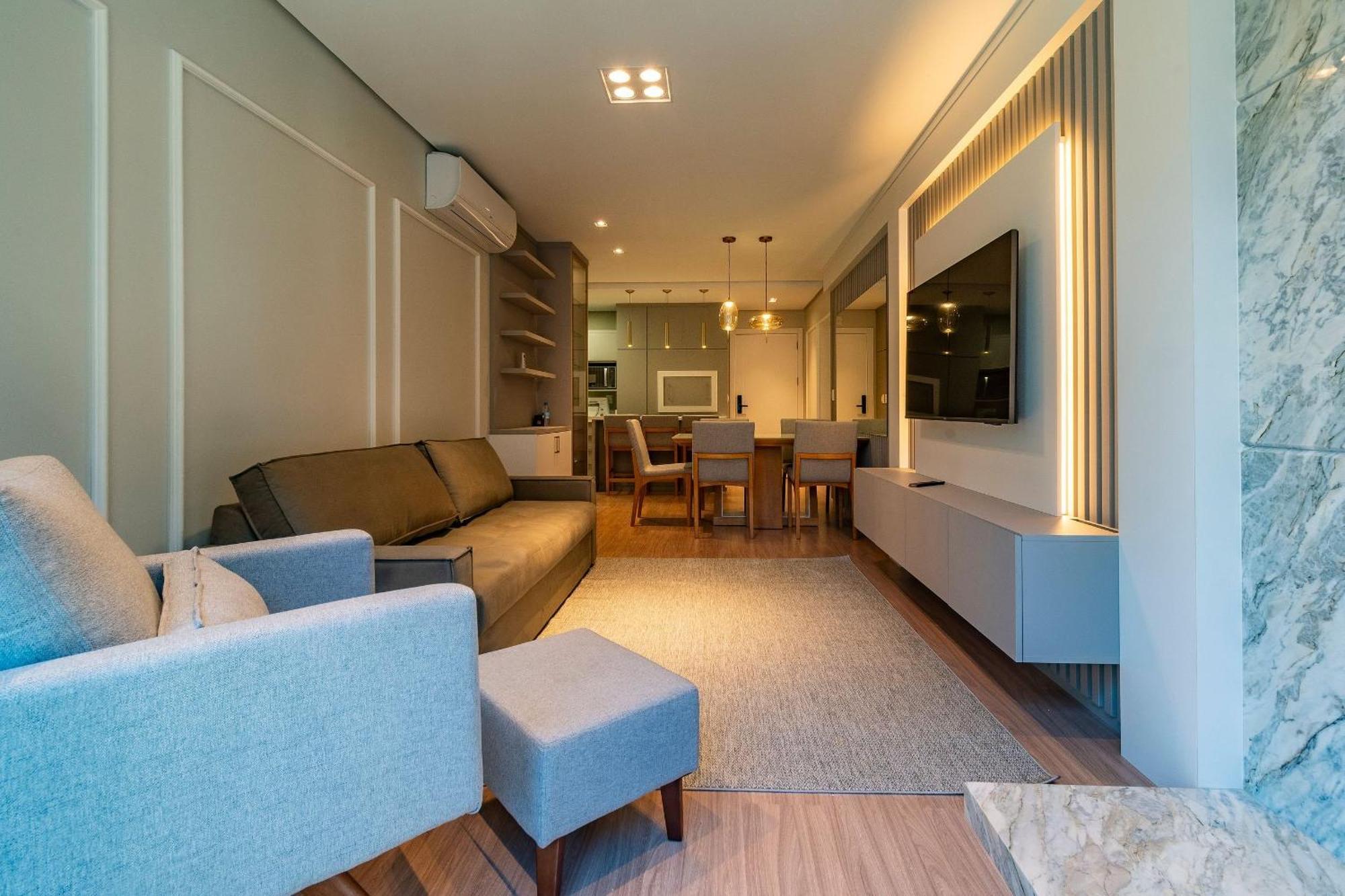 Rosa Edificio Bellagio Canela Com Infraestrutura Completa Apartment Luaran gambar
