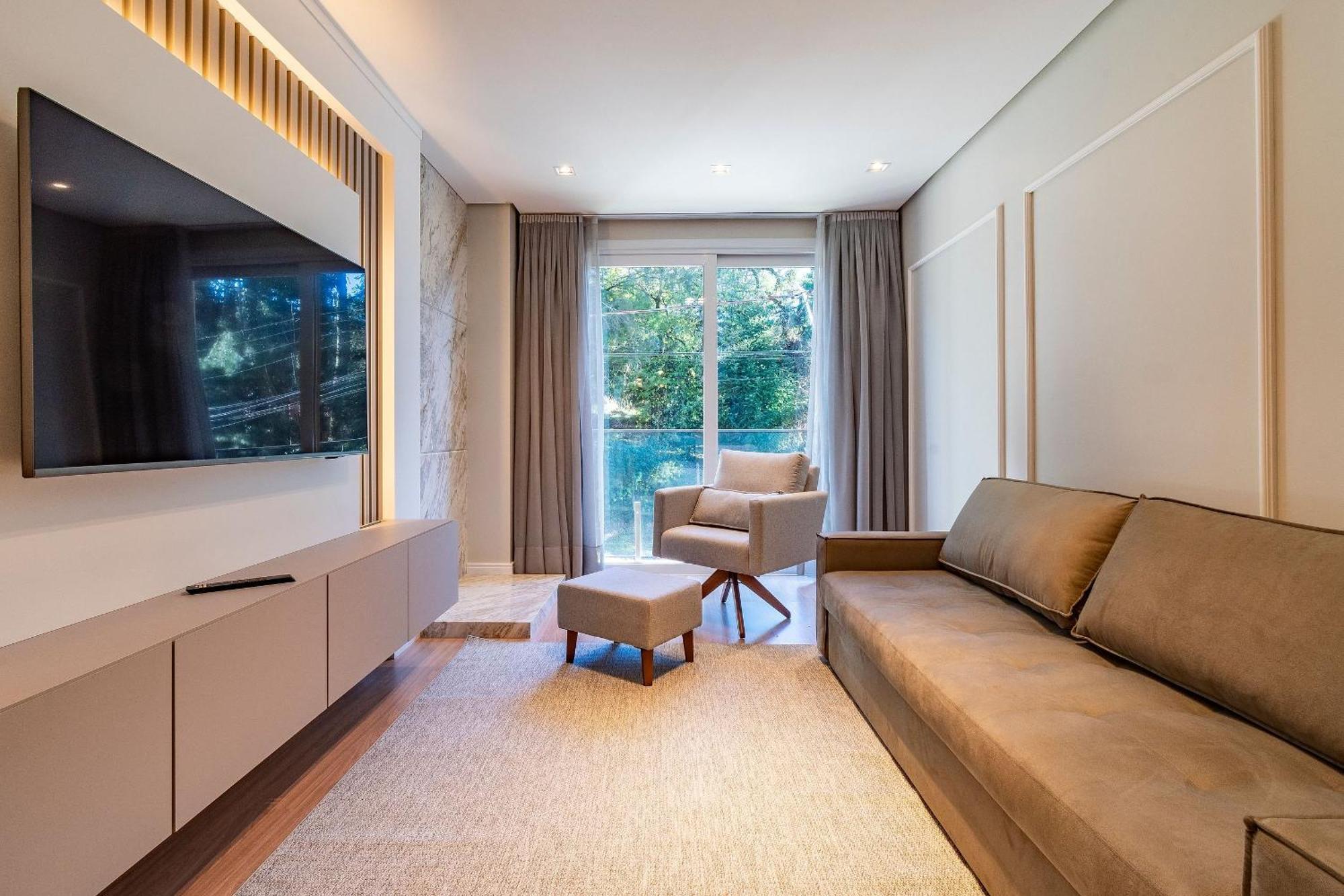 Rosa Edificio Bellagio Canela Com Infraestrutura Completa Apartment Luaran gambar