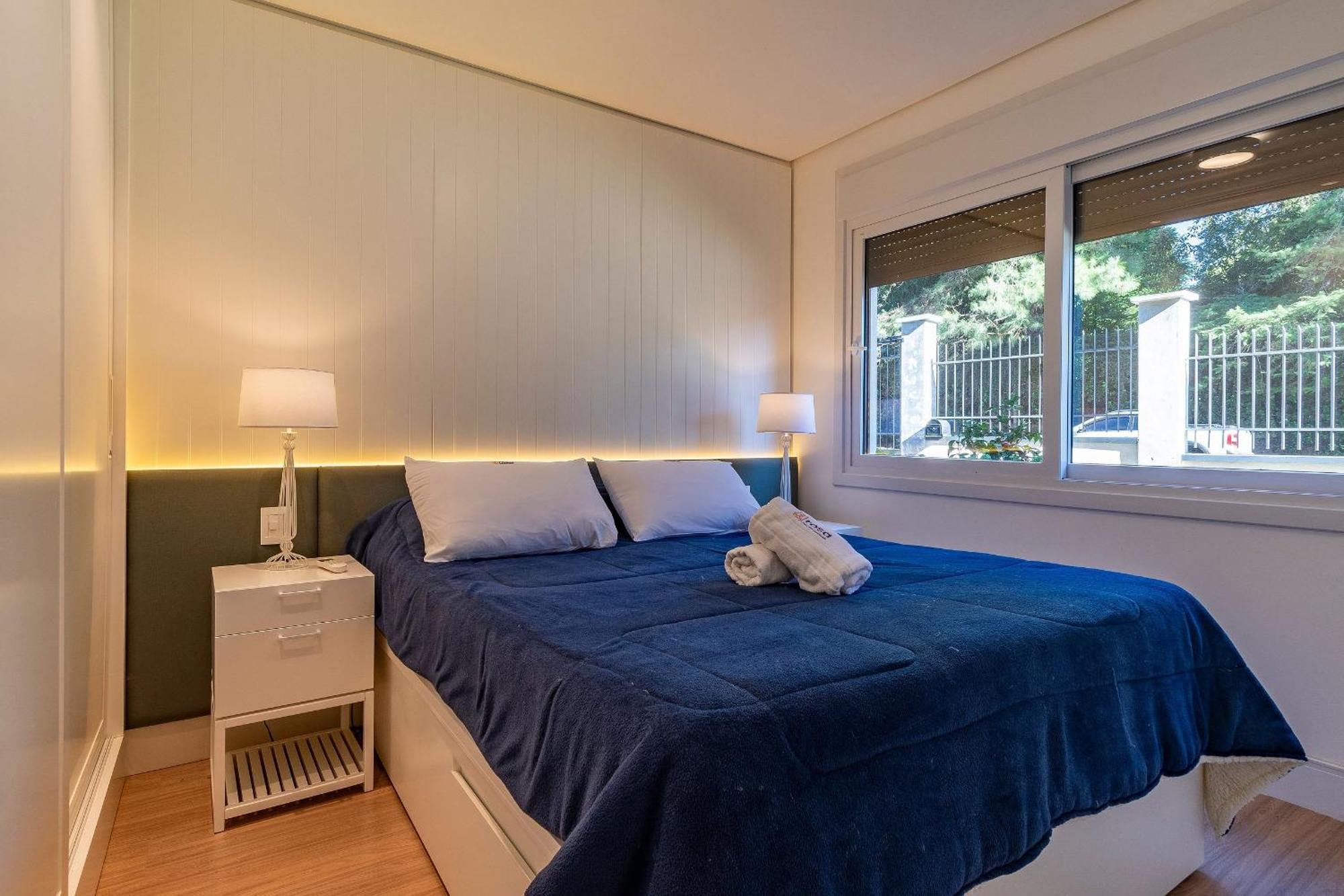 Rosa Edificio Bellagio Canela Com Infraestrutura Completa Apartment Luaran gambar
